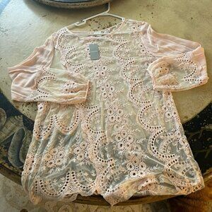 Chicos novelty lace tunic